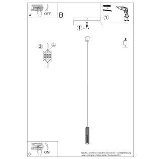 Lampe de plafond LED Ivar (8W)