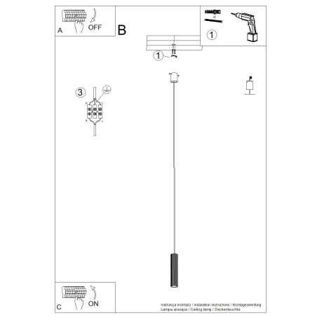 Lampe de plafond LED Ivar (8W)