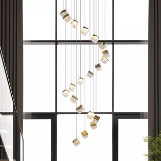 Lampe de plafond LED Cuboid...
