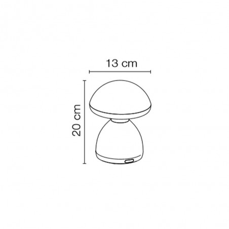 Lámpara de sobremesa RGB LED (siete colores)