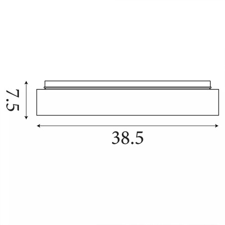 Plafonnier LED Polka (24+6W)