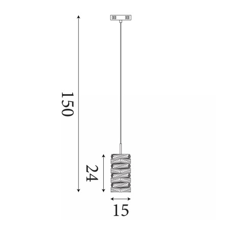 Lampe de plafond LED Modena (9W)