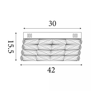 Plafonnier LED Modena (28W)