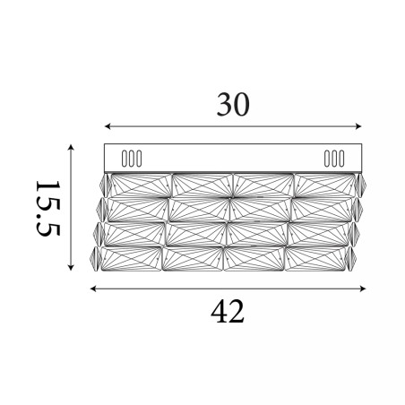 Plafonnier LED Modena (28W)