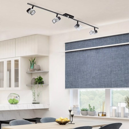 Regletté de plafond Blocs (4 lumières)