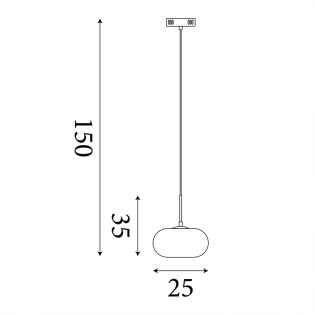 Lampe de plafond LED Confetti (9W)