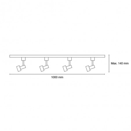 Pack spot rail Masta