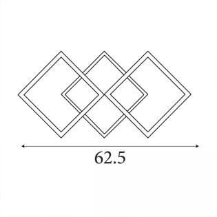 Plafonnier LED Fence (25W)