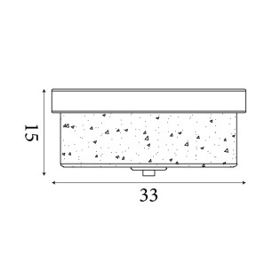 Plafonnier pour salle de bains Preston (2 lumieres)