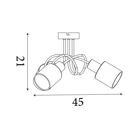 Plafonnier Knot (3 lumières)