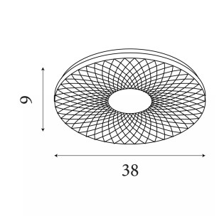 Plafonnier LED Halolux (22W)