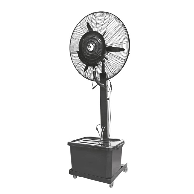 Ventilateur sur pied industriel brumisateur Apeninos (200W)