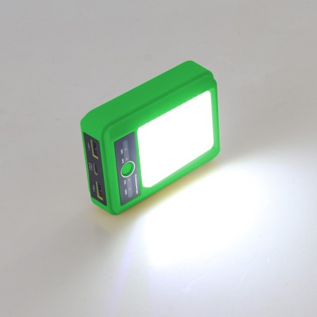 Lampe de poche rechargeable Powerbank Giver Vert (5W)