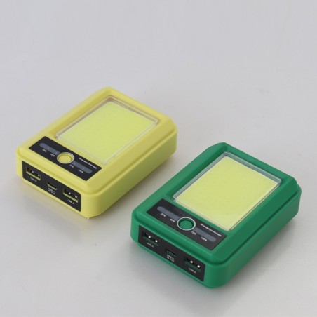 Lampe de poche rechargeable Powerbank Giver Vert (5W)
