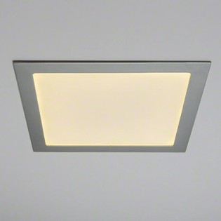 Panneau LED 25W 2180lm. 6000K carré argenté 40000h.