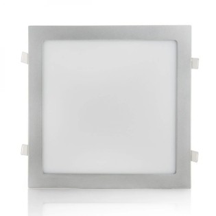 Panneau LED 25W 2180lm. 6000K carré argenté 40000h.