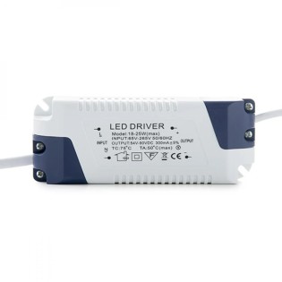 Panneau LED 25W 2180lm. 6000K carré argenté 40000h.