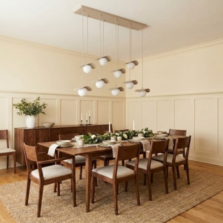 Lampe de plafond Valbona Beige (9 lumières)