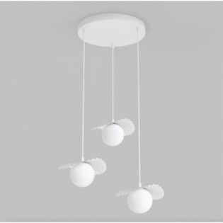 Lampe de plafond Valbona Blanc (3 lumières)