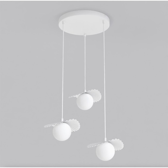 Lampe de plafond Valbona Blanc (3 lumières)