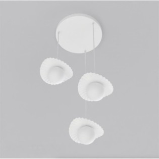 Lampe de plafond Valbona Blanc (3 lumières)
