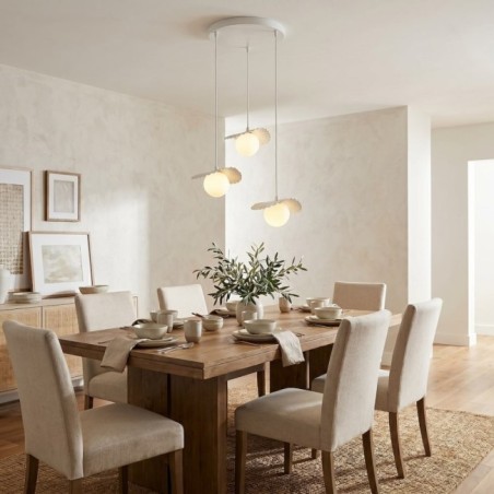 Lampe de plafond Valbona Blanc (3 lumières)