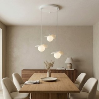 Lampe de plafond Valbona Blanc (3 lumières)