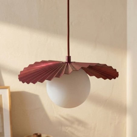 Lampe de plafond Valbona Grenat