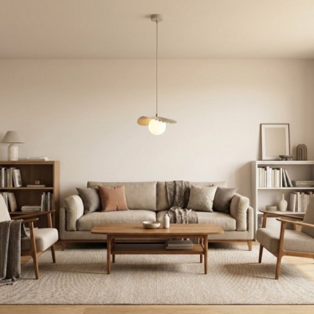 Lampe de plafond Valbona Beige