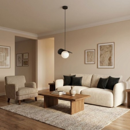 Lampe de plafond Valbona Noir