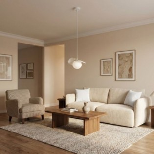 Lampe de plafond Valbona Blanc