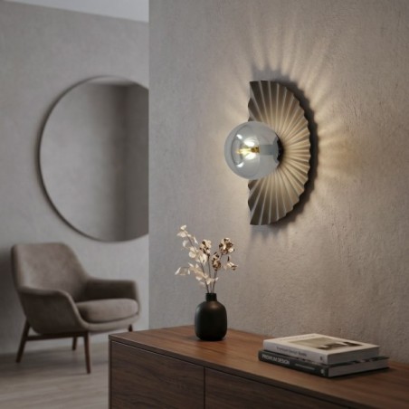 Applique murale Valbona Noir Graphite
