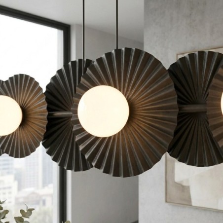 Lampe de plafond Drino Noir (6 lumières)