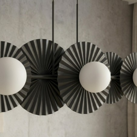 Lampe de plafond Drino Noir (6 lumières)