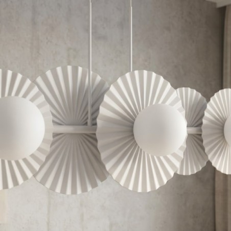 Lampe de plafond Drino Blanc (6 lumières)