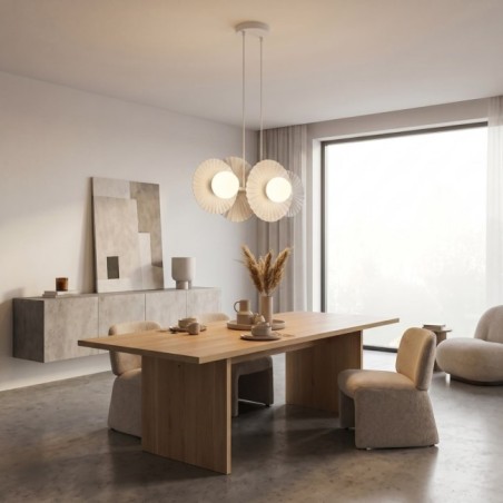 Lampe de plafond Drino Blanc (4 lumières)