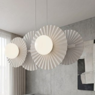 Lampe de plafond Drino Blanc (4 lumières)