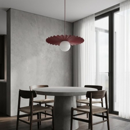 Lampe de plafond Drino Grenat
