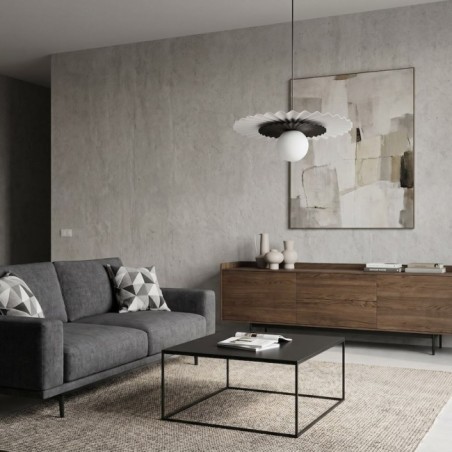 Lampe de plafond Drino Blanc+Noir