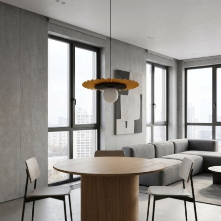 Lampe de plafond Drino Orange+Noir