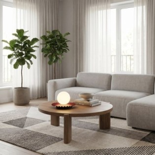 Lampe de table Drino Grenat