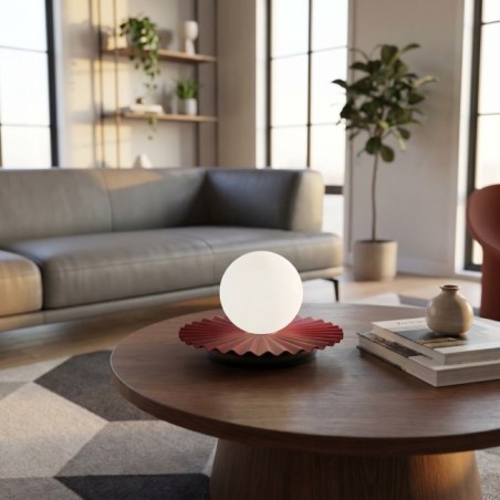 Lampe de table Drino Grenat