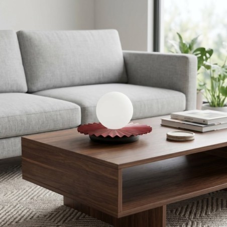 Lampe de table Drino Grenat