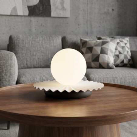 Lampe de table Drino Blanc