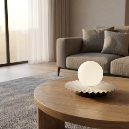 Lampe de table Drino Blanc