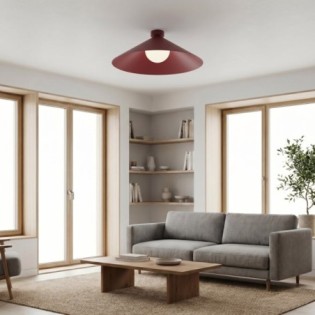 Plafond de plafond Osum L Grenat Opale