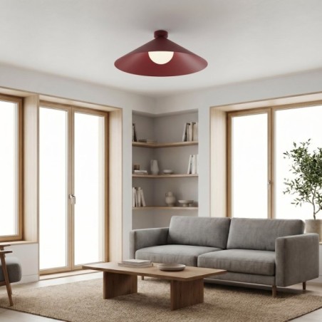 Plafond de plafond Osum L Grenat Opale