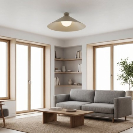 Plafond de plafond Osum L Beige Opale