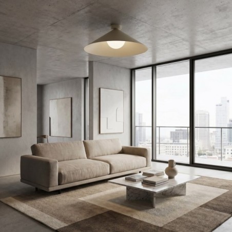Plafond de plafond Osum L Beige Opale