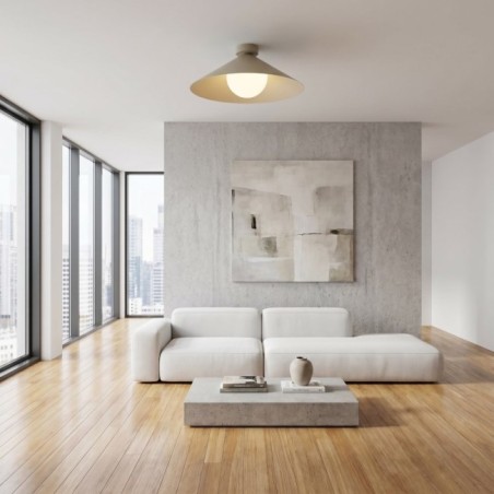Plafond de plafond Osum M Beige Opale